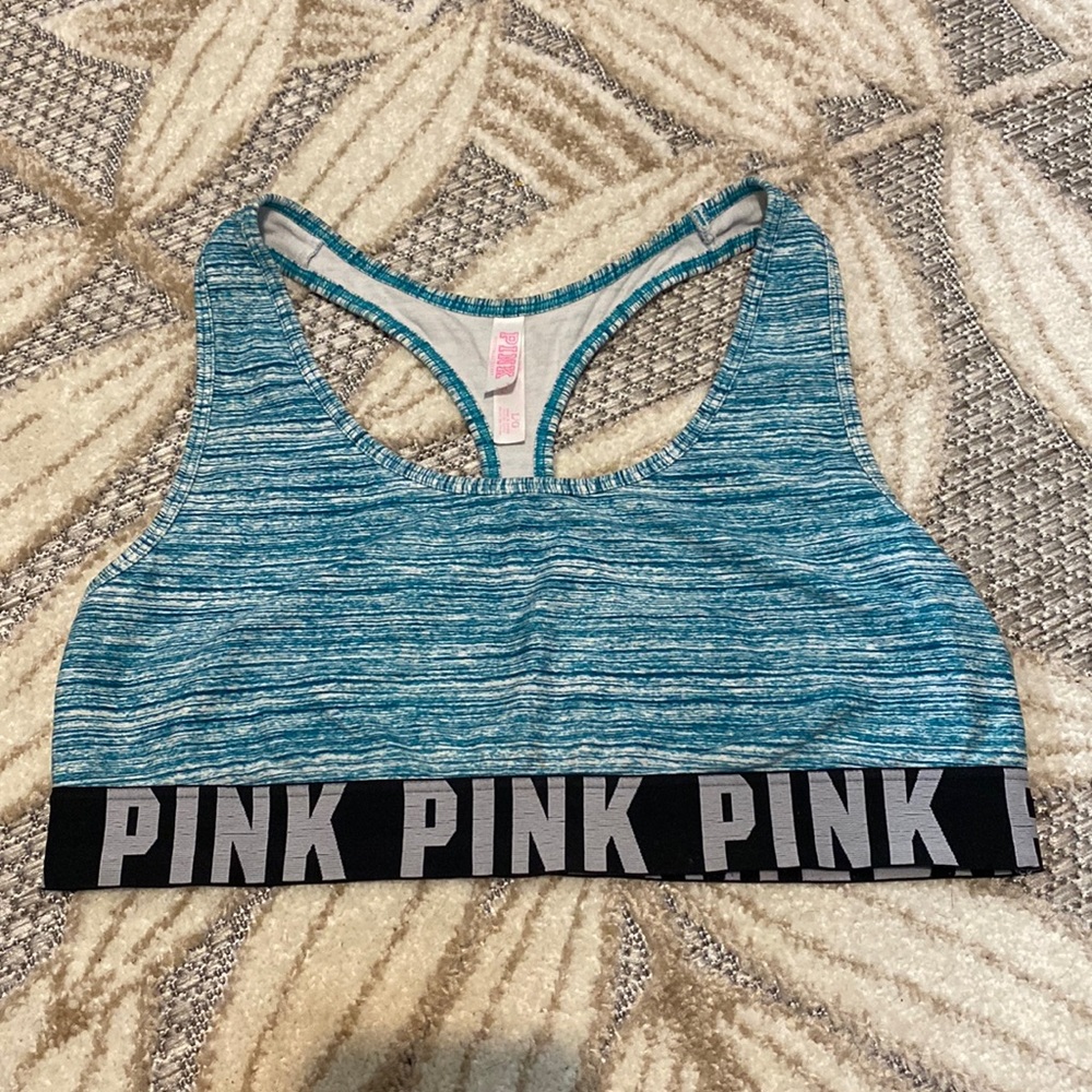 Pink Racerback Sports Bra